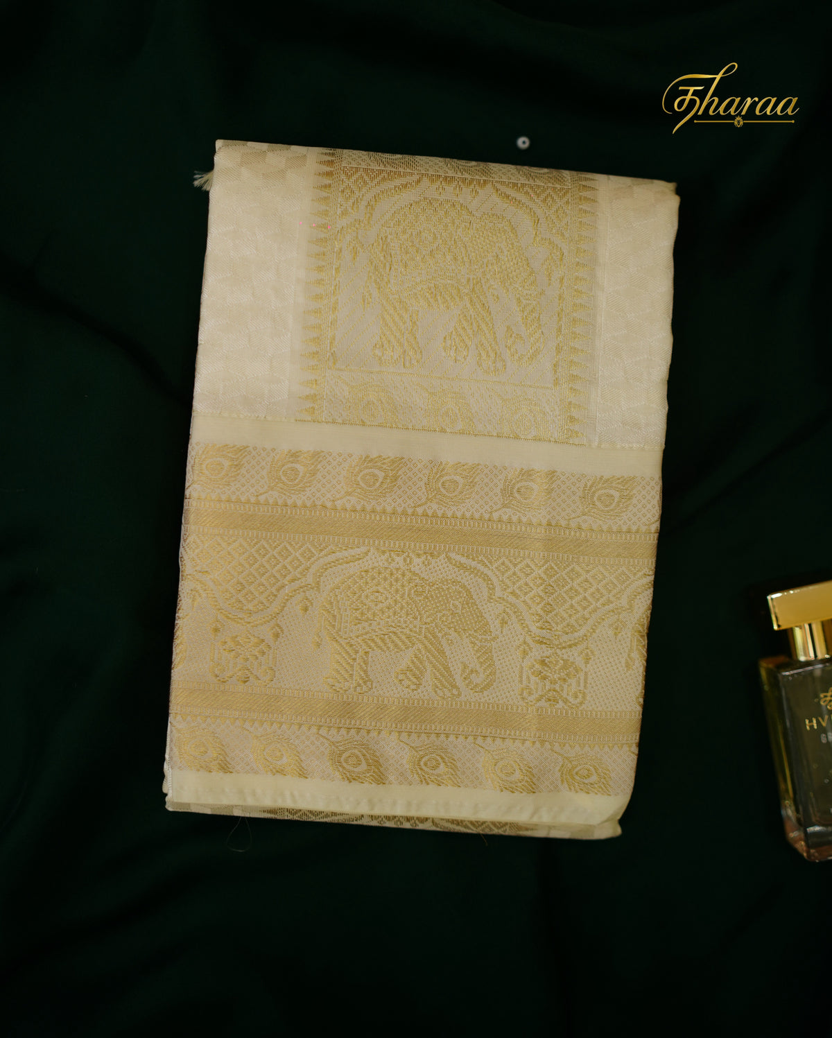Dharmavarman(Semi Silk|Elephant Border dhoti)