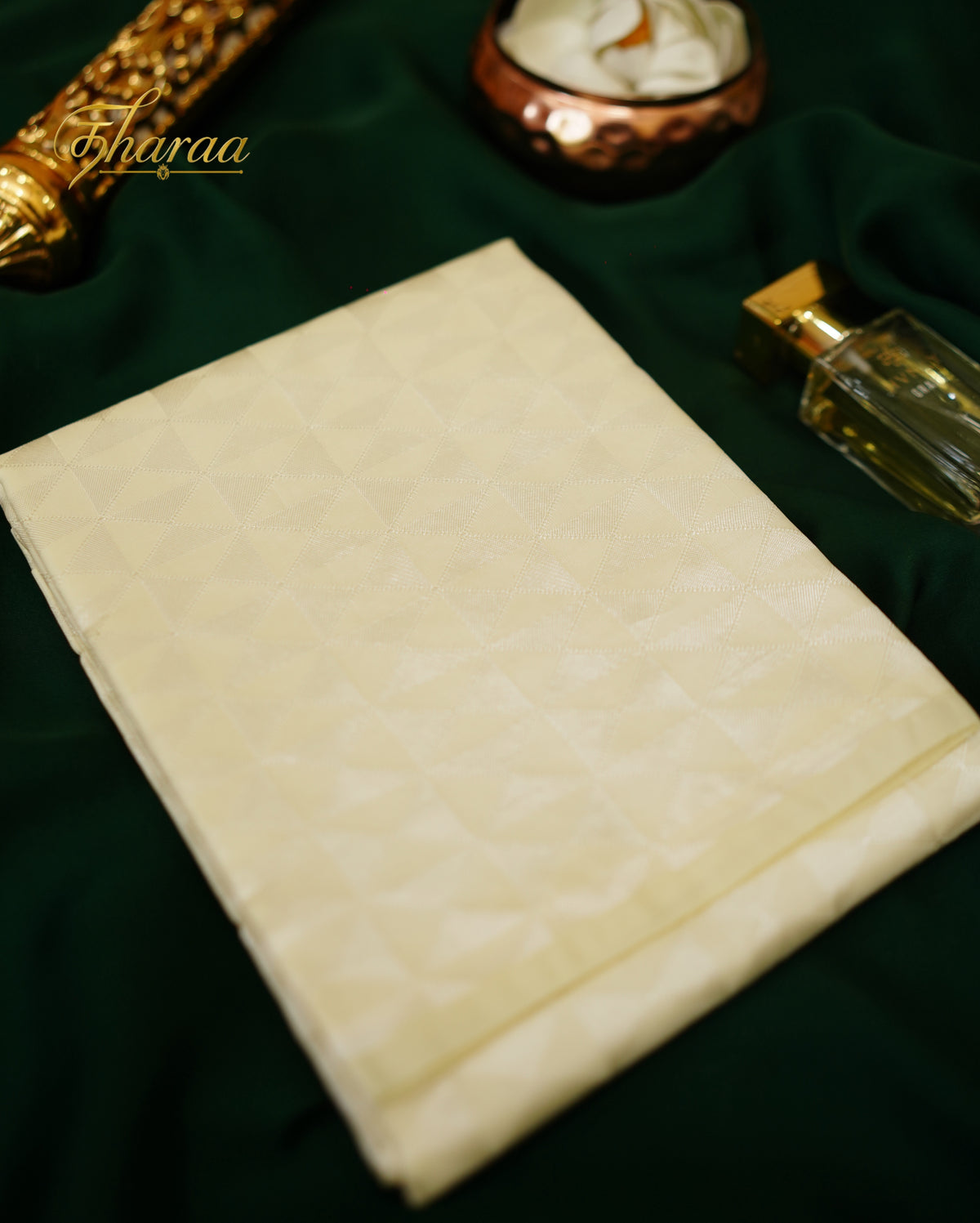 AKASHAA (Off White | Emboss Dhoti | Silk Mixex | Fancy Border)