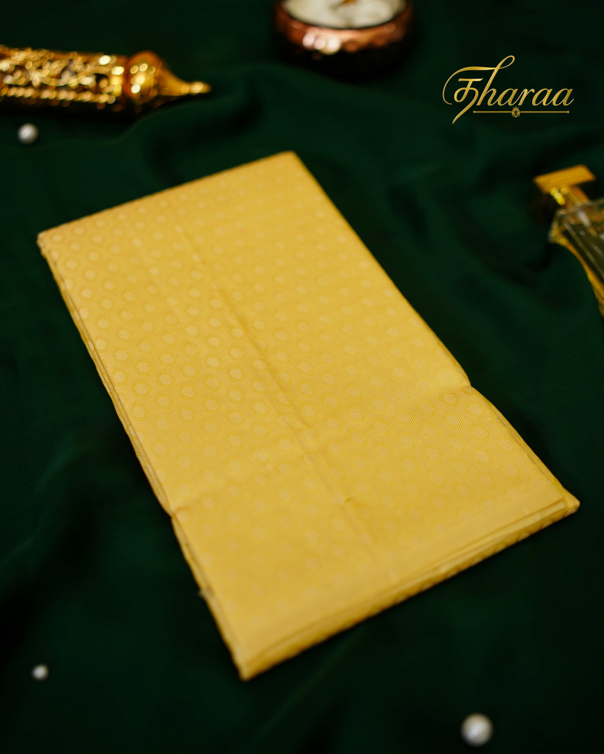 Rajamudra(pure silk|Gold border)