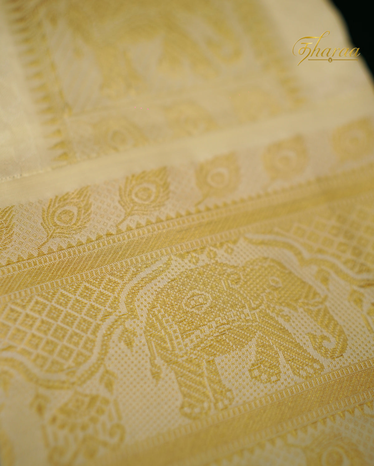 Dharmavarman(Semi Silk|Elephant Border dhoti)